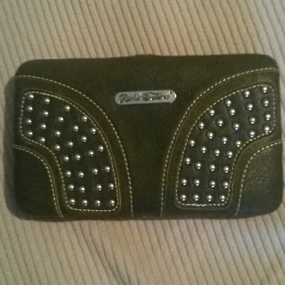 Ruslic Coutures Handbags - Ruslic Coutures dark green olive wallet